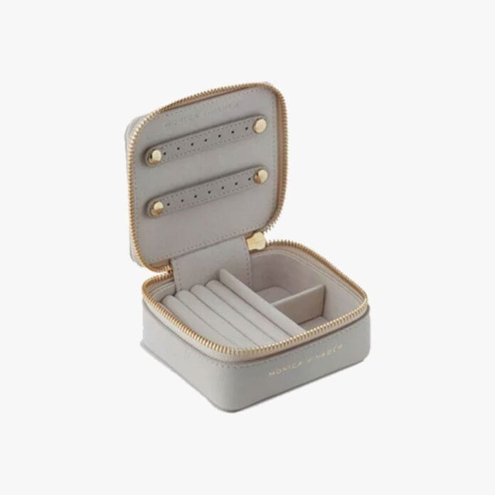 Monica Vinander leather travel jewellery box