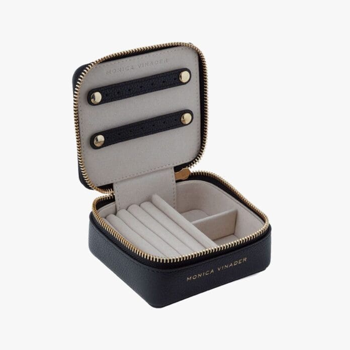 Monica Vinander leather travel jewellery box