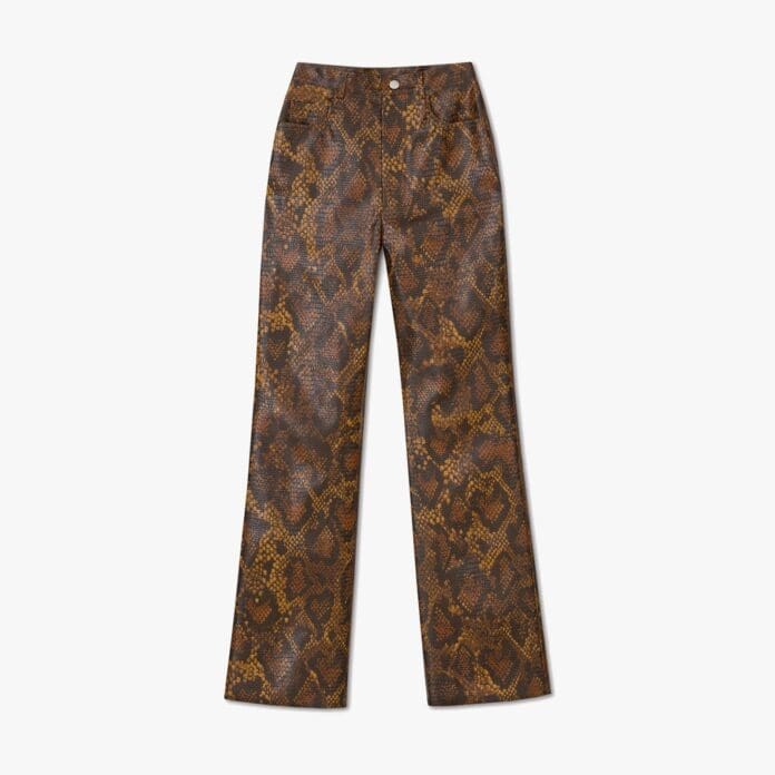 nanushka camma leather trousers