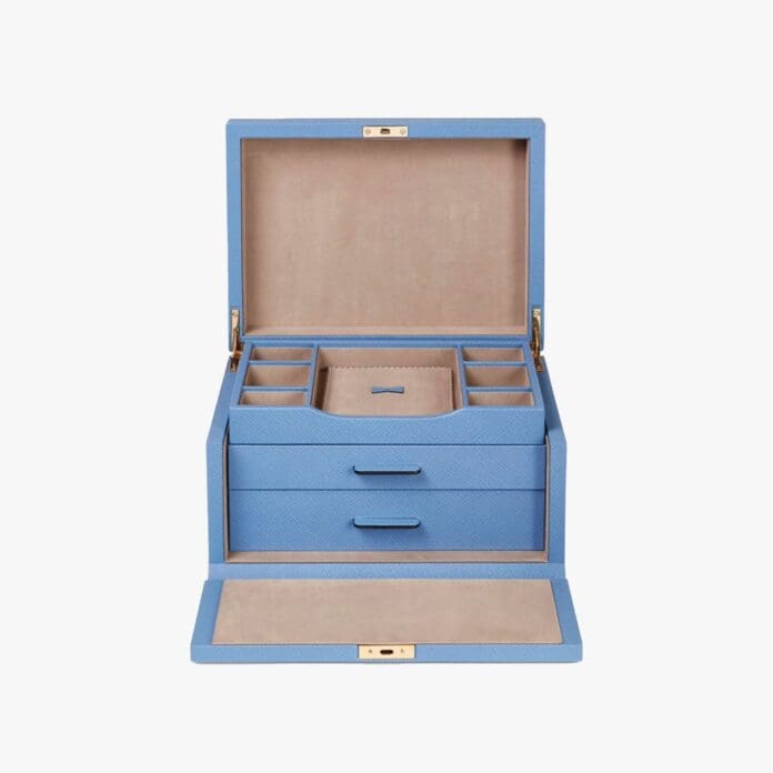 Smythson Panama jewellery box