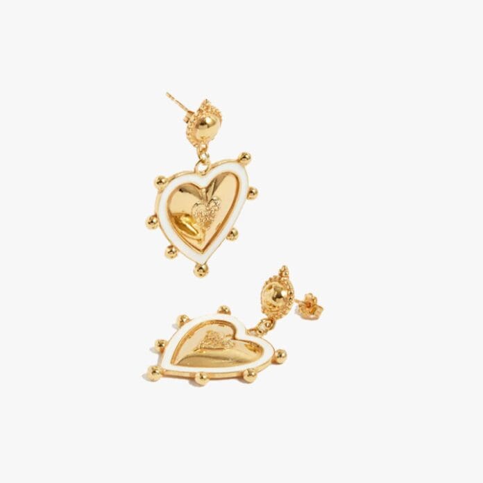 Soru Jewellery Sicilian Heart earrings