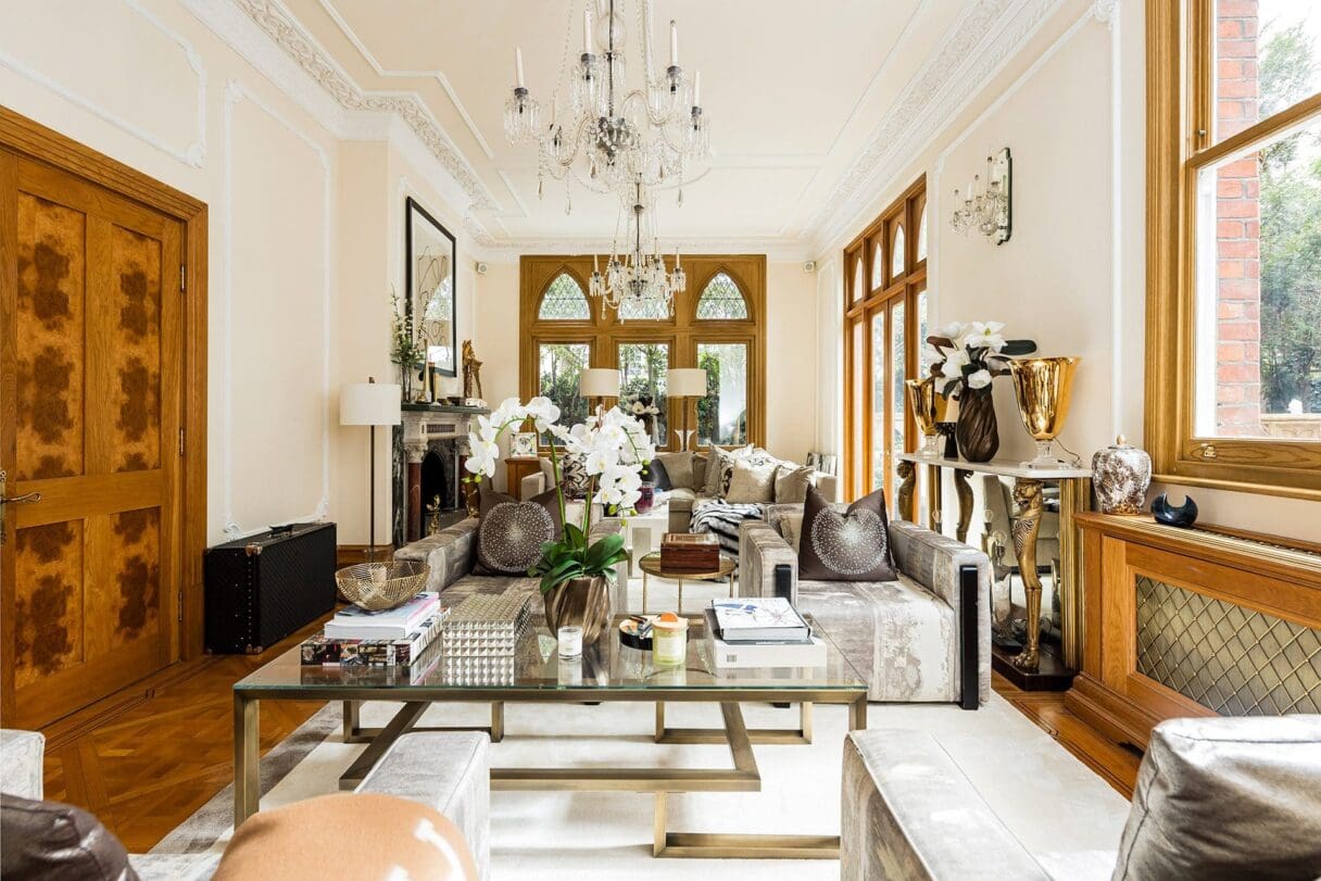 the vicarage chiswick reception room