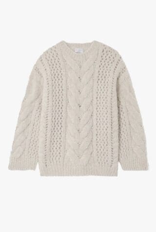 brunello cucinelli cable knit jumper