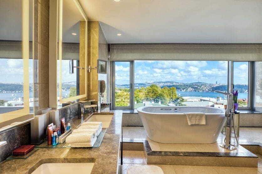 conrad istanbul suite bathroom