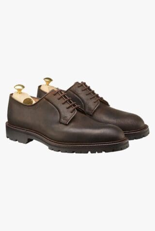Lanark 3 Dark Brown Rough-Out Suede