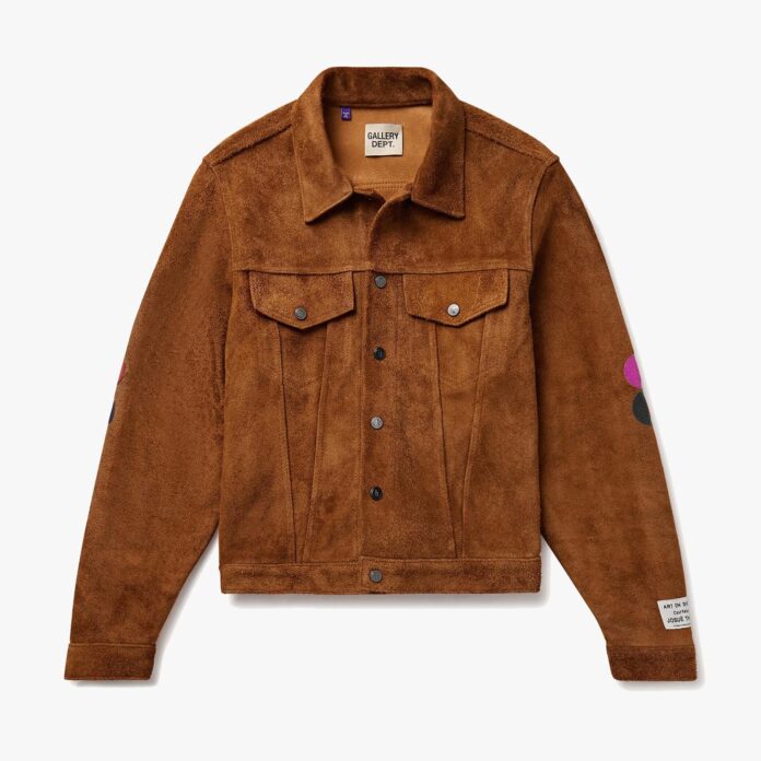 gallery dept suede leather jacket
