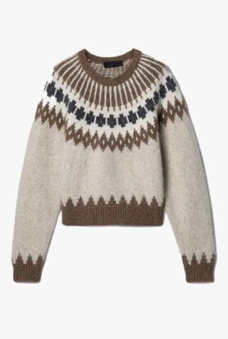 nili lotan fair isle jumper