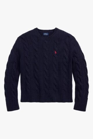 ralph lauren cable knit jumper