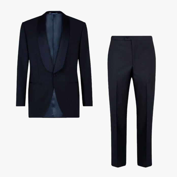 Thom Sweeney navy tuxedo