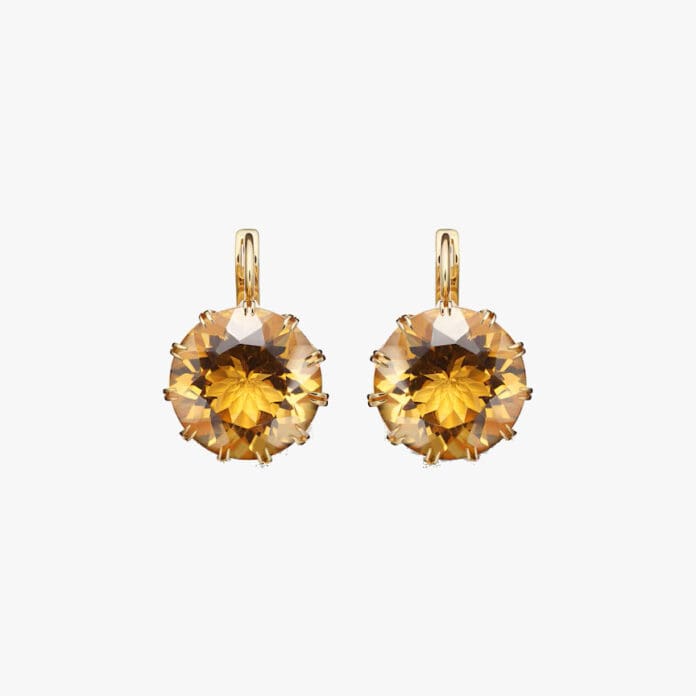 Ileana Makri Crown earrigns with citrines