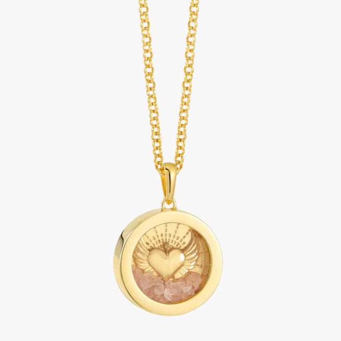 Rachel Jackson Guardian Angel Mixed Birthstone Amulet Necklace