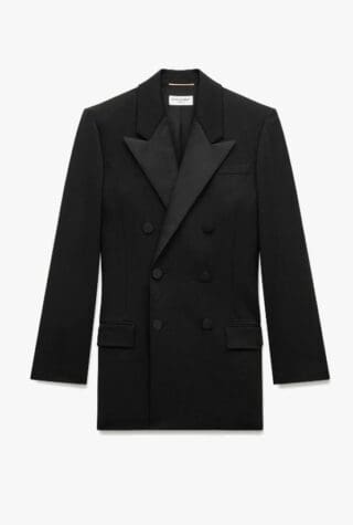 Saint Laurent double-breasted tuxedo