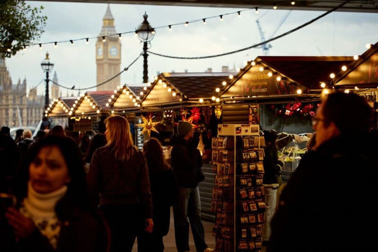 Southbank Christmas market