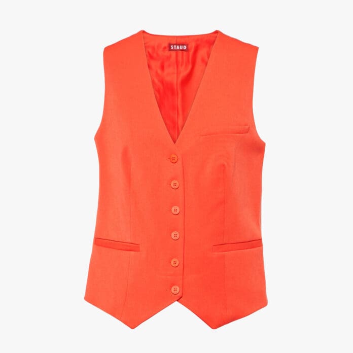 Staud Brett single-breasted vest