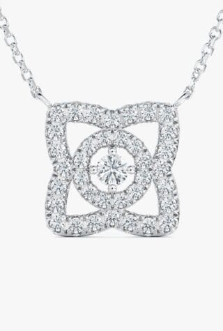de beers enchanted lotus pendant