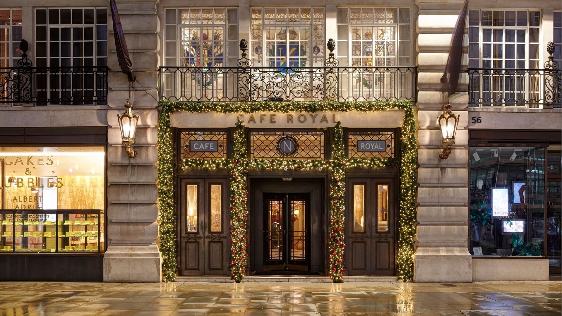 hotel cafe royal london christmas