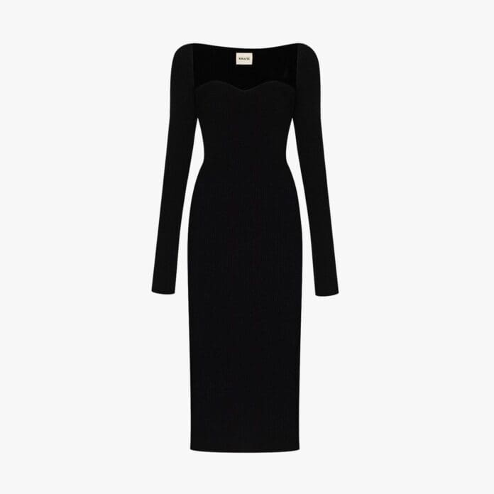 Khaite Beth ribbed-knit dress