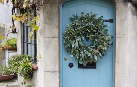 Christmas wreaths by Lucy Vail Floristry