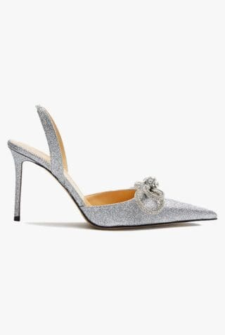 Mach & Mach Double Bow slingback pumps
