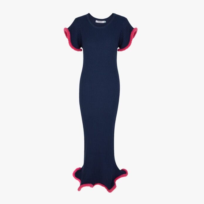 PH5 Lochi wavy ribbed-knit maxi dress