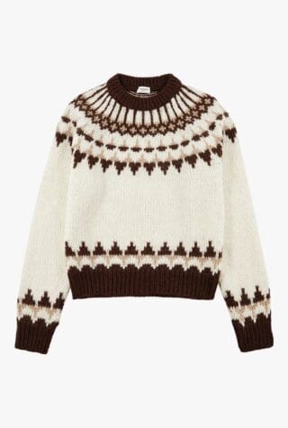 Saint Laurent Fair Isle jumper