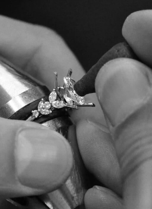 Setting stones in a Blackacre ring