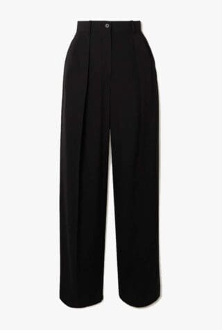 The Row Essentials Igor crepe straight-leg trousers