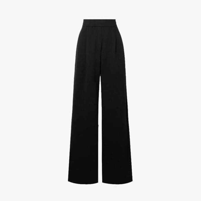 Dries Van Noten Pleated cotton-jersey wide-leg pants
