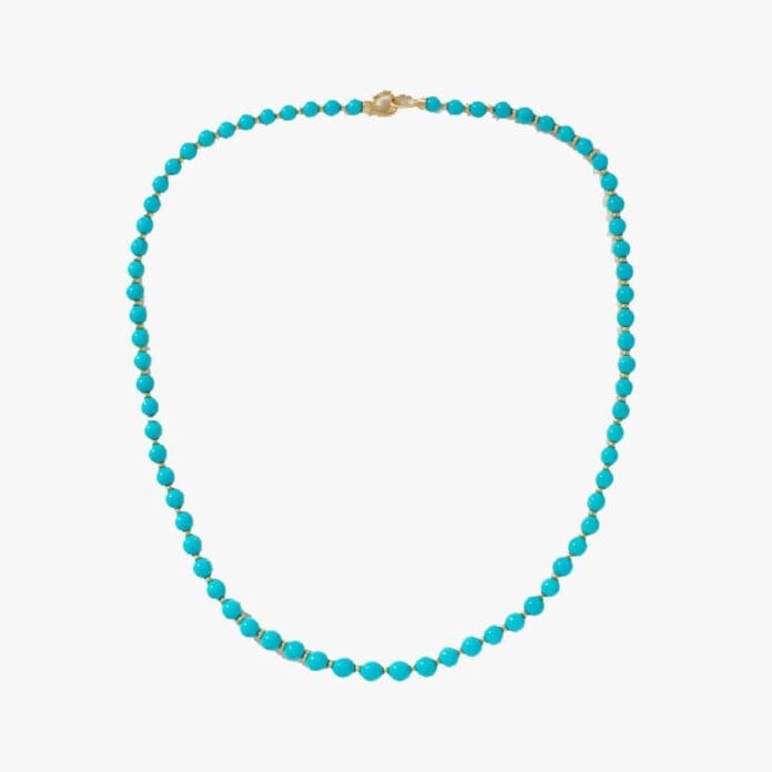 Irene Neuwirth Candy 18-karat gold turquoise necklace