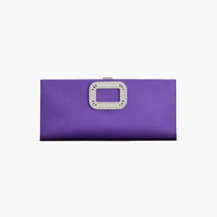 Roger Vivier Pilgrim Buckle Clutch