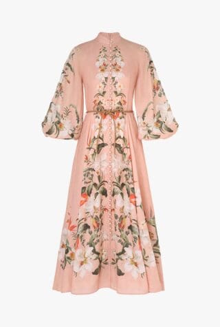 Zimmermann Lexi Billow floral-print linen dress