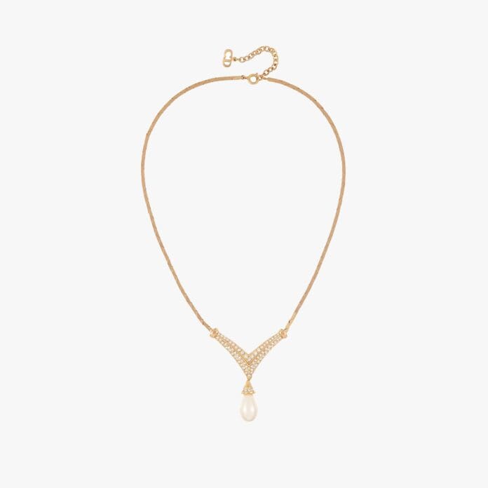 1980s Christian Dior faux pearl necklace