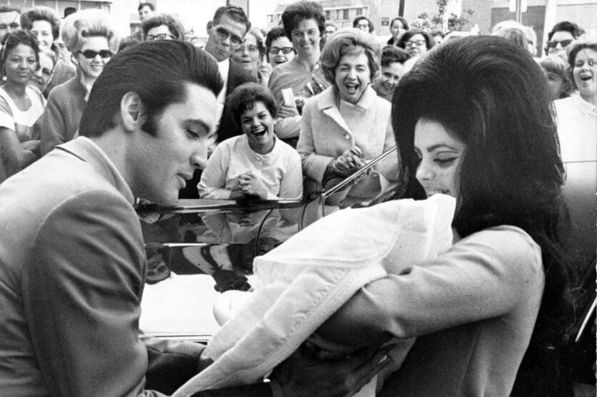 Elvis and Priscilla Presley
