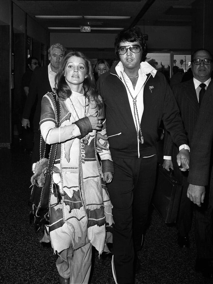 Elvis and Priscilla Presley