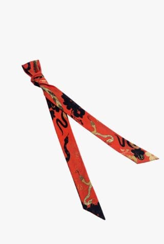 Lalage Beaumont Banderole silk ribbon scarf
