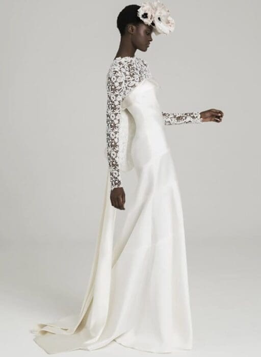sachin and babi light blue dress Winter Bridal Looks You Can't Help But Love main image 0