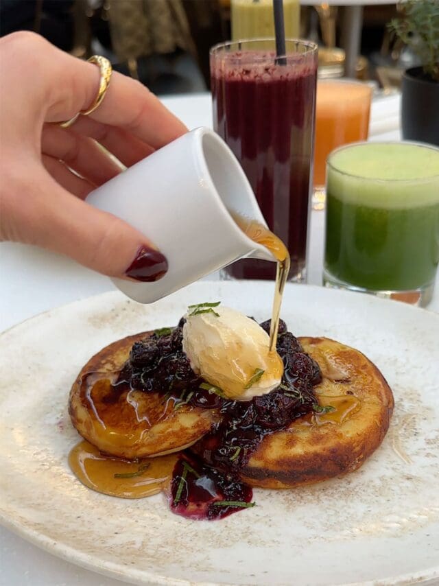 Harvey Nichols super glow menu brunch