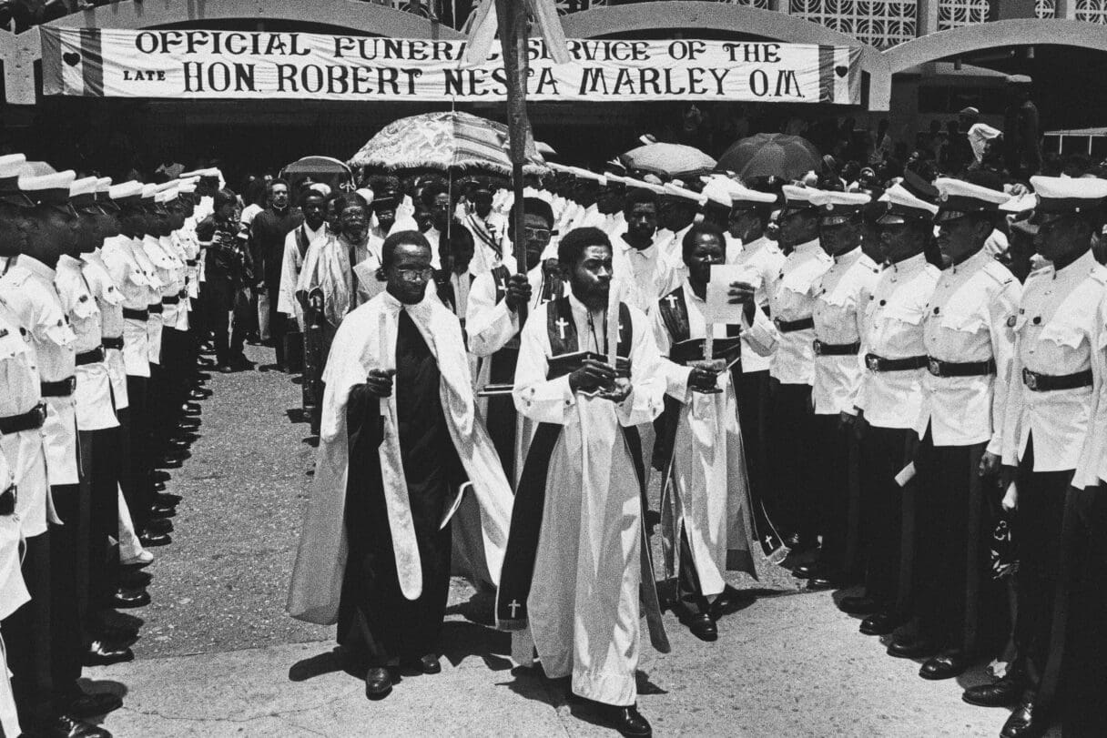bob marley funeral