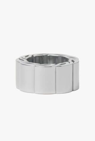Bottega Veneta Curve sterling silver ring