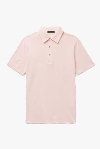 Loro Piana cotton piqué polo shirt