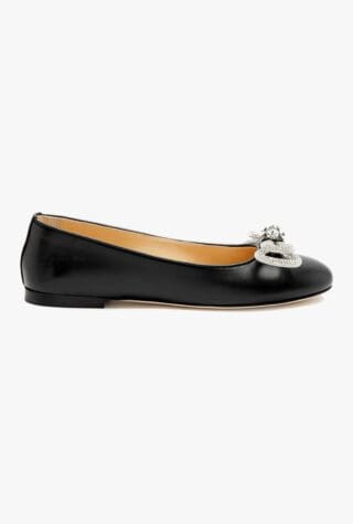 Mach & Mach double bow ballet flats