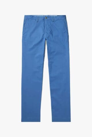 Polo Ralph Lauren slim-fit embroidered cotton-blend twill chinos