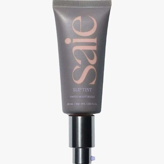 Saie Slip Tint dewy tinted moisturiser