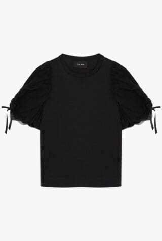 Simone Rocha bow-embellished T-shirt