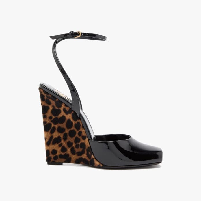 Saint Laurent Le Scandale 110 wedge sandals