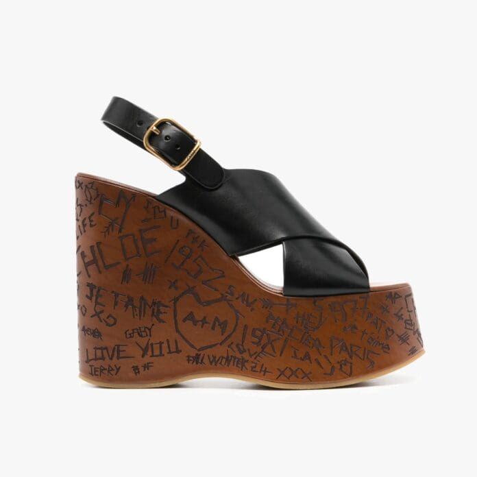 Chloé Maxime wedge sandals