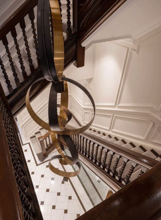 Lygon Place home stairwell