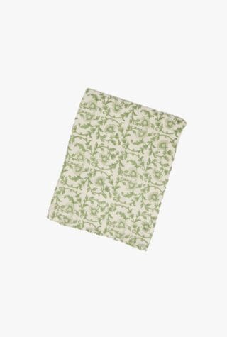 Maison Margaux green vine tablecloth