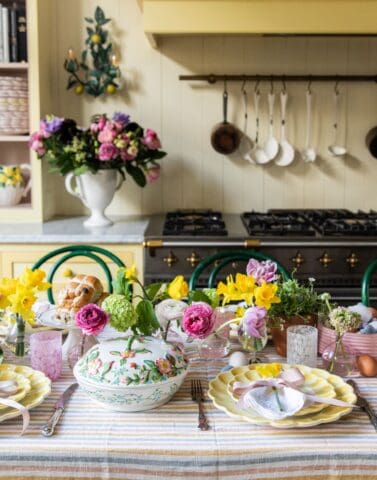 easter tablescaping
