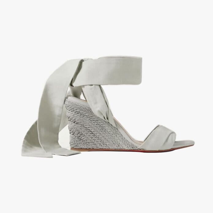 Christian Louboutin melides du desert espadrille wedges